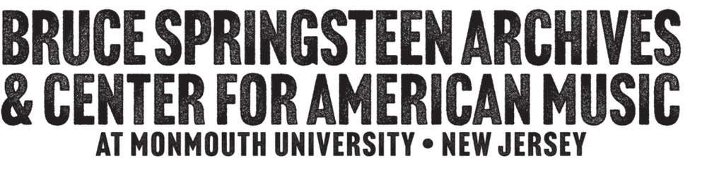 Bruce Springsteen Archives & Center for American Music at Monmouth University logo - homepage