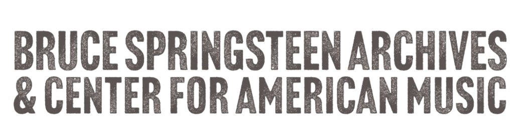 Bruce Sprinsteen Archives & Center for American Music 2025 Logo