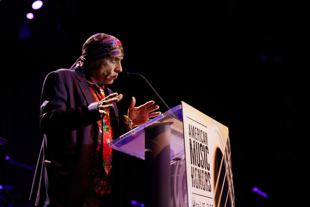 Photo of Stevie Van Zandt from the American Music Honors 2023 by Danny Clinch