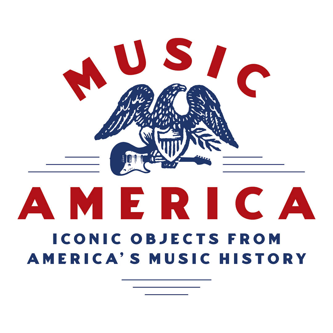 Music America Traveling Exhibit logo hosted by the Bruce Springsteen Archives & Center for American Music
