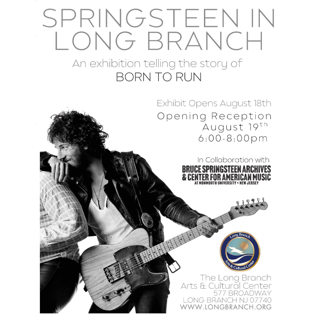 Springsteen in Long Branch Gallery Opening Graphic