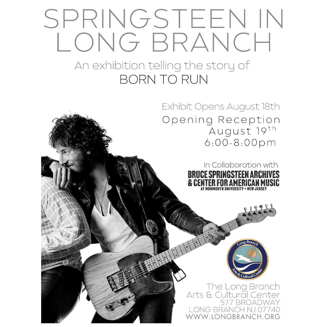 Springsteen in Long Branch Gallery Opening Graphic
